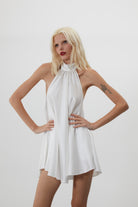 Trust The Team-Kate Beyaz Mini Elbise-Elbise-2-fleurdirect.live