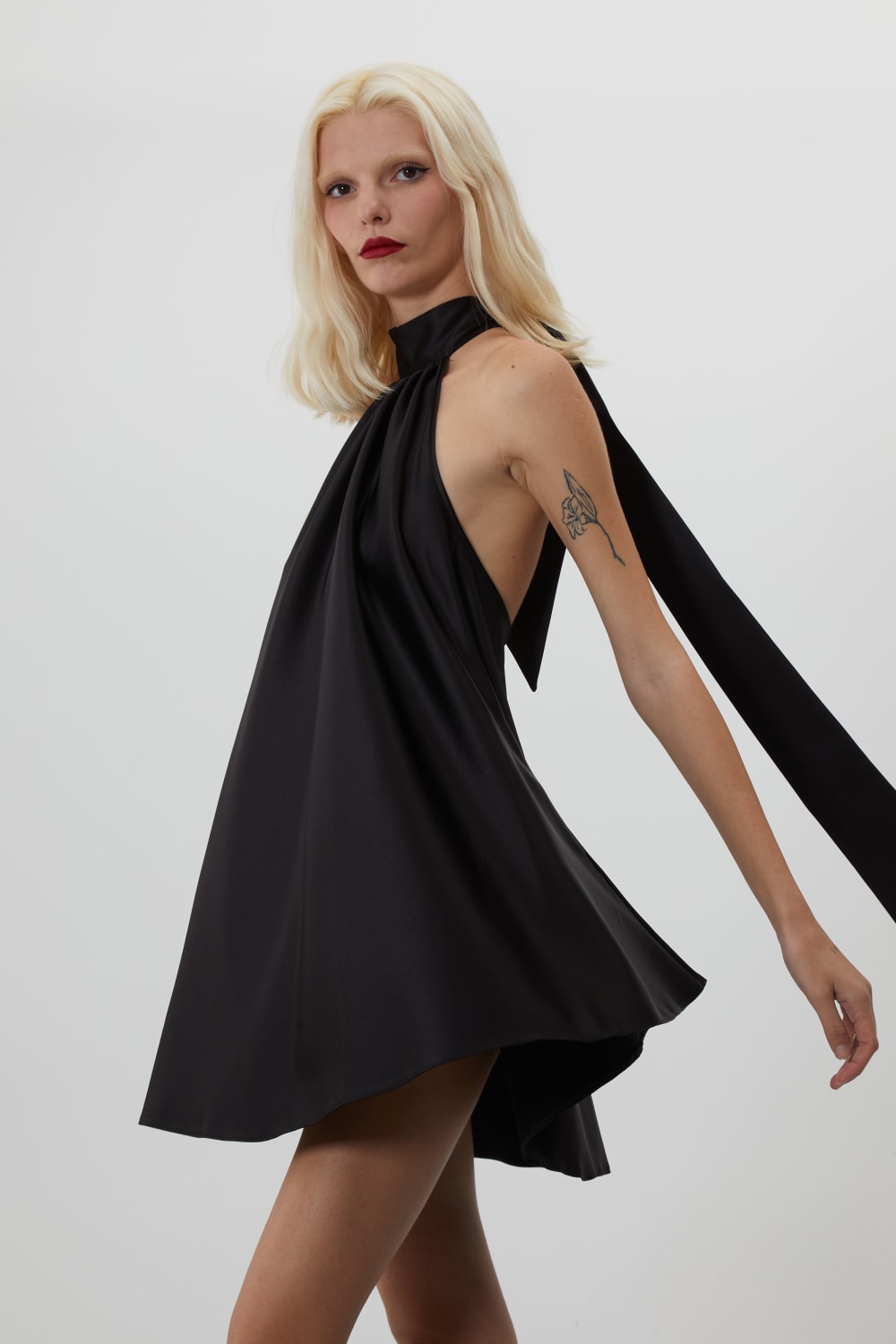 Trust The Team-Kate Siyah Mini Elbise-Elbise-2-fleurdirect.live