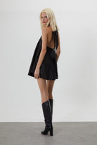 Trust The Team-Kate Siyah Mini Elbise-Elbise-3-fleurdirect.live