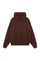 Kapüşonlu Logo Nakışlı Sweatshirt, Kahverengi - 0
