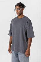 Basic Oversize Bisiklet Yaka Tişört