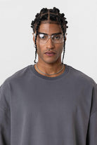 Basic Oversize Bisiklet Yaka Tişört