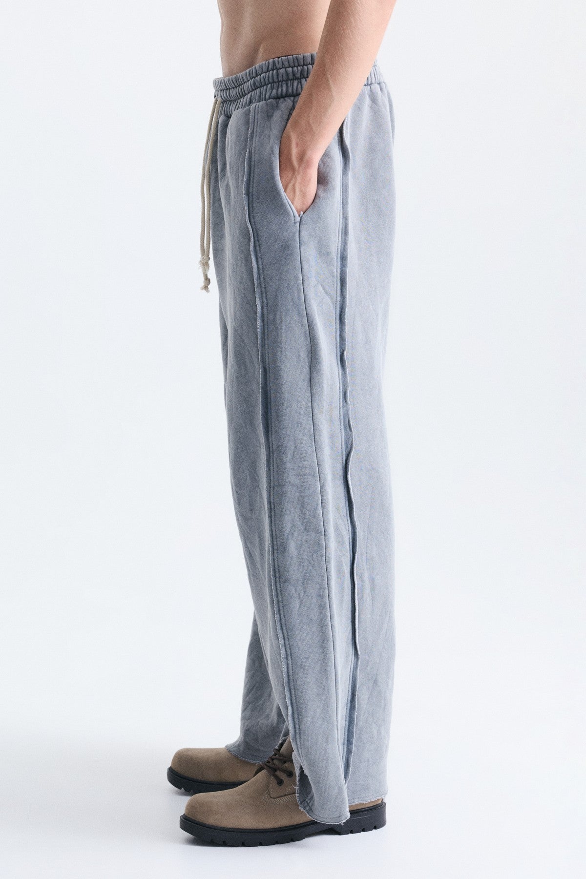 Super Baggy Şerit Detaylı Eşofman Altı