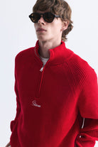 Fermuar Kapama Dik Yaka Sweatshirt