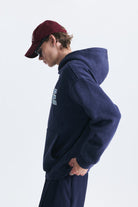 Nakışlı Oversize Kapüşonlu Sweatshirt
