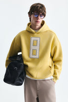 Numara Baskılı Oversize Sweatshirt