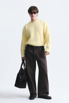 Oversize Fitilli Triko Kazak