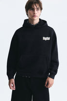 Oversize Sırt Baskılı Sweatshirt
