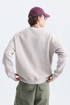 Oversize Yıkamalı Bisiklet Yaka Sweatshirt
