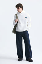 Oversize Yıkamalı Kapüşonlu Sweatshirt