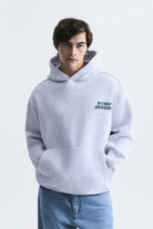 Oversize Yıkamalı Kapüşonlu Sweatshirt