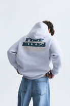 Oversize Yıkamalı Kapüşonlu Sweatshirt