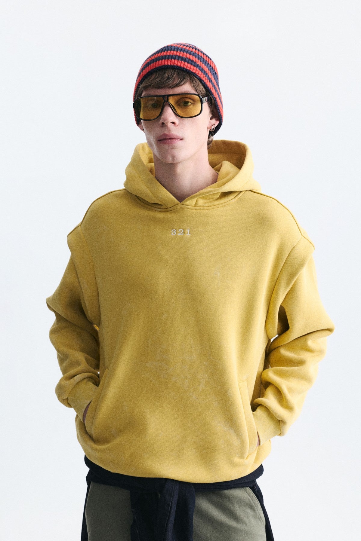 Oversize Yıkamalı Sweatshirt
