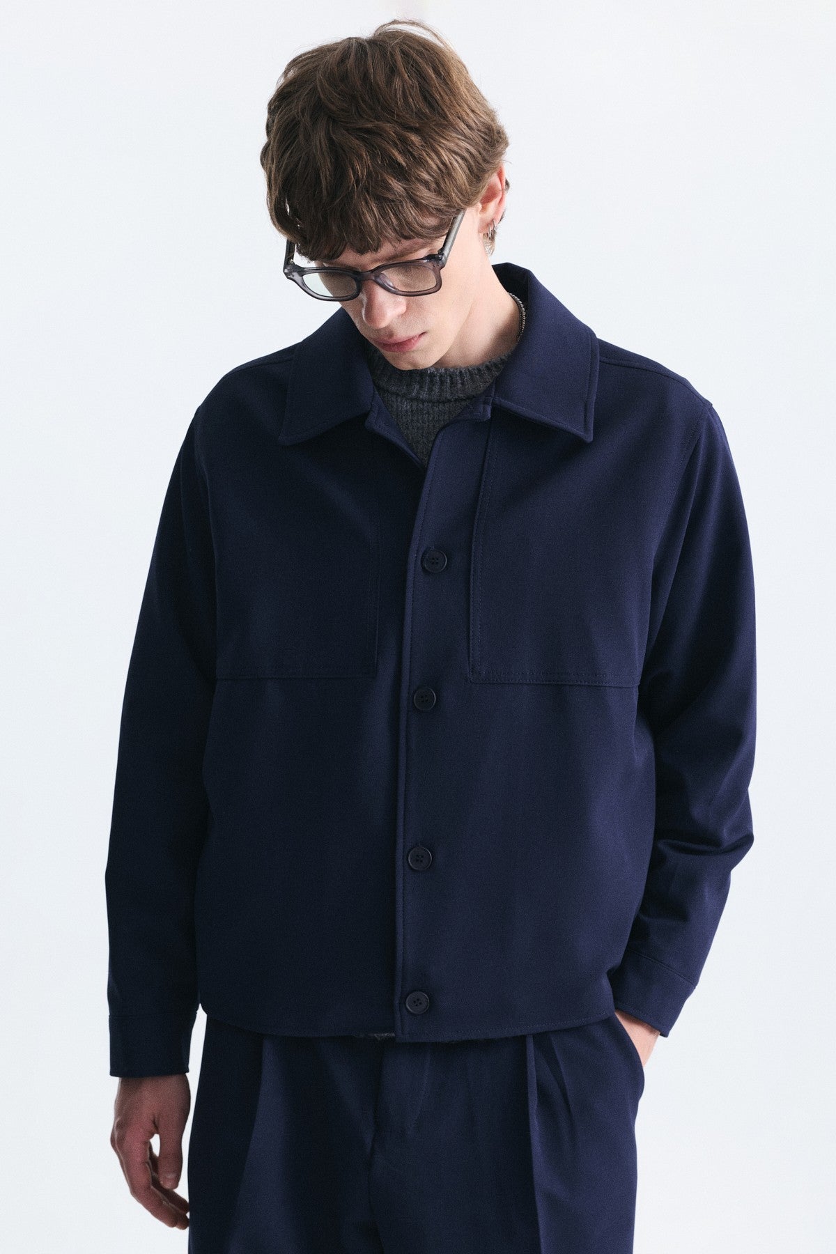Relax Fit Gömlek Ve Pantolon Takım