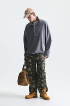 Relax Fit Polo Yaka Sweatshirt