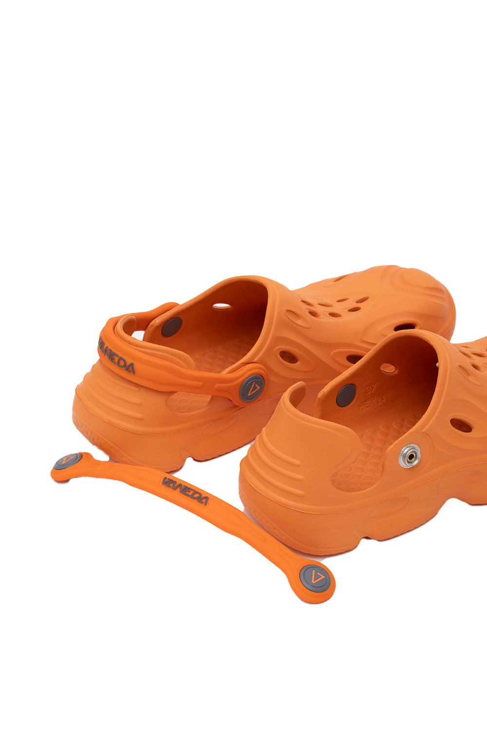 Vaneda-5516 Vaneda Hybrid Eva Sandalet Kadın Terlik Turuncu-Sandalet & Terlik-9-fleurdirect.live