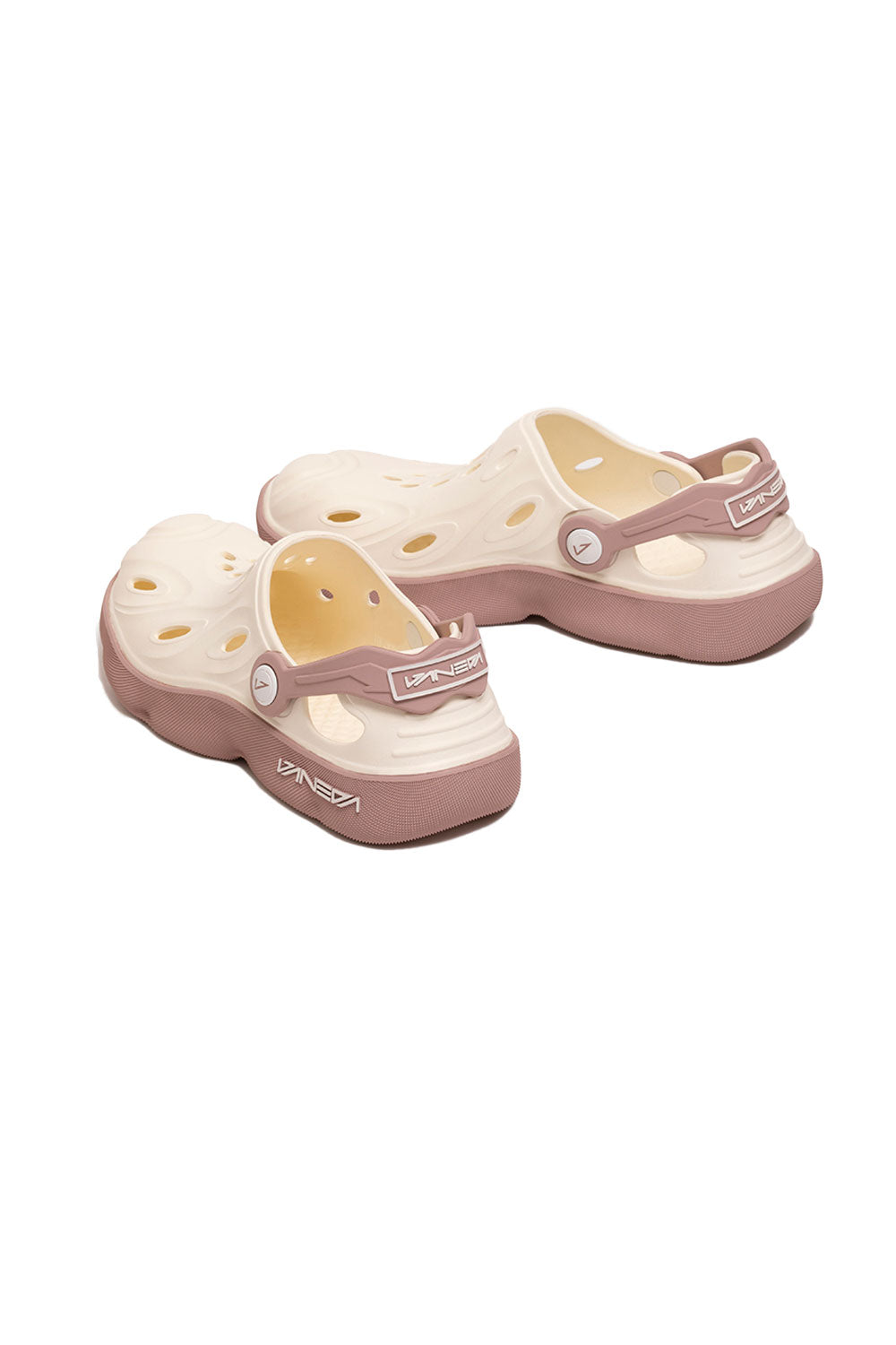 Vaneda-5517 Vaneda Pro Hybrid Sandalet Kadın Terlik Fildişi-Sandalet & Terlik-5-fleurdirect.live