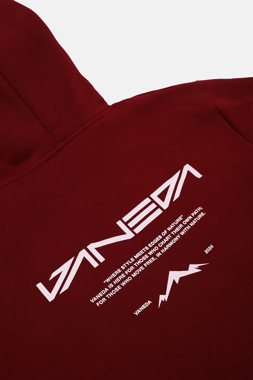 Vaneda-Kapüşonlu Regular Fit Next Unisex Sweatshirt Bordo-5-fleurdirect.live
