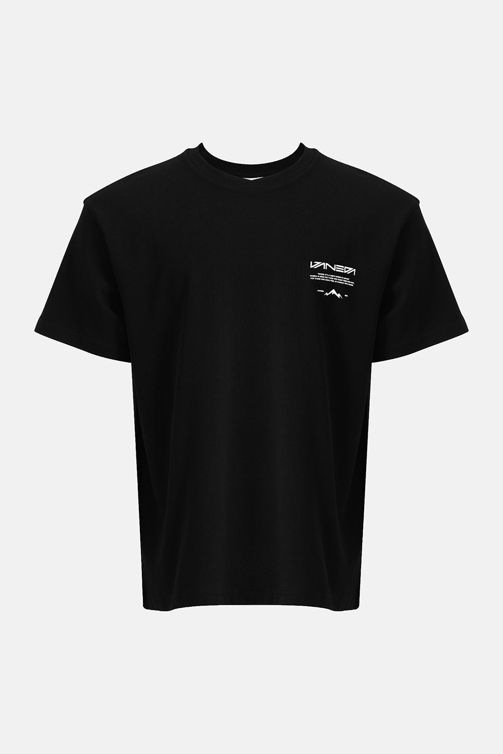 Vaneda-Oversized Fit Next Unisex Tshirt Siyah-1-fleurdirect.live