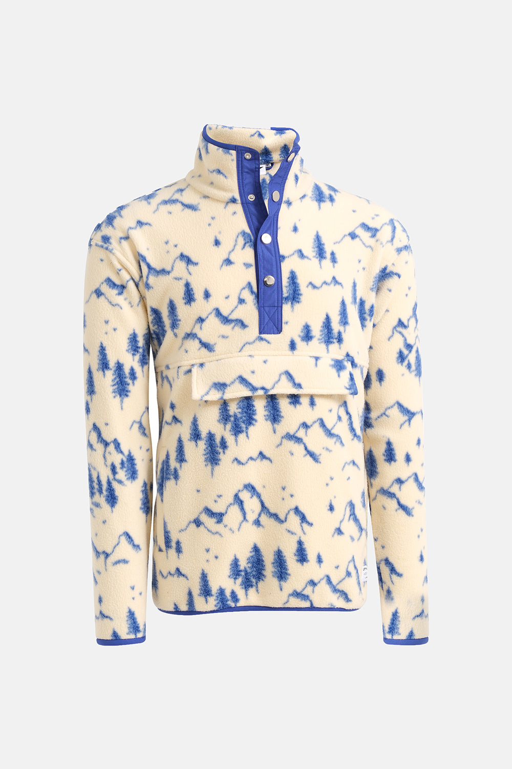 Vaneda-Regular Fit Next Unisex Polar Desenli Mavi-1-fleurdirect.live