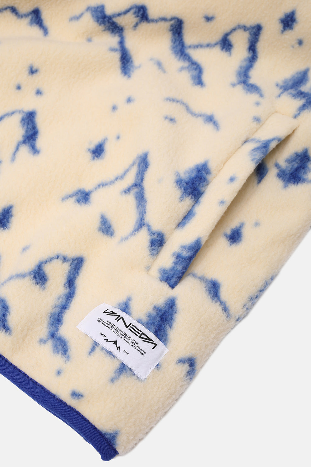 Vaneda-Regular Fit Next Unisex Polar Desenli Mavi-6-fleurdirect.live
