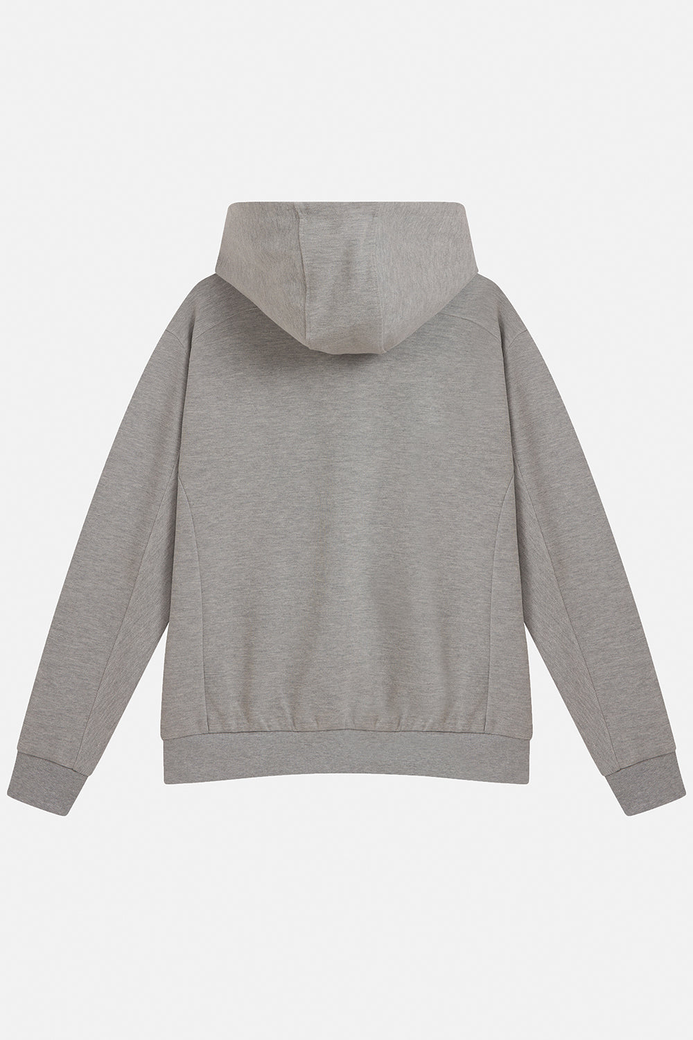 Vaneda-Urbanwild Hoodie Fermuarlı Gri Melanj-2-fleurdirect.live