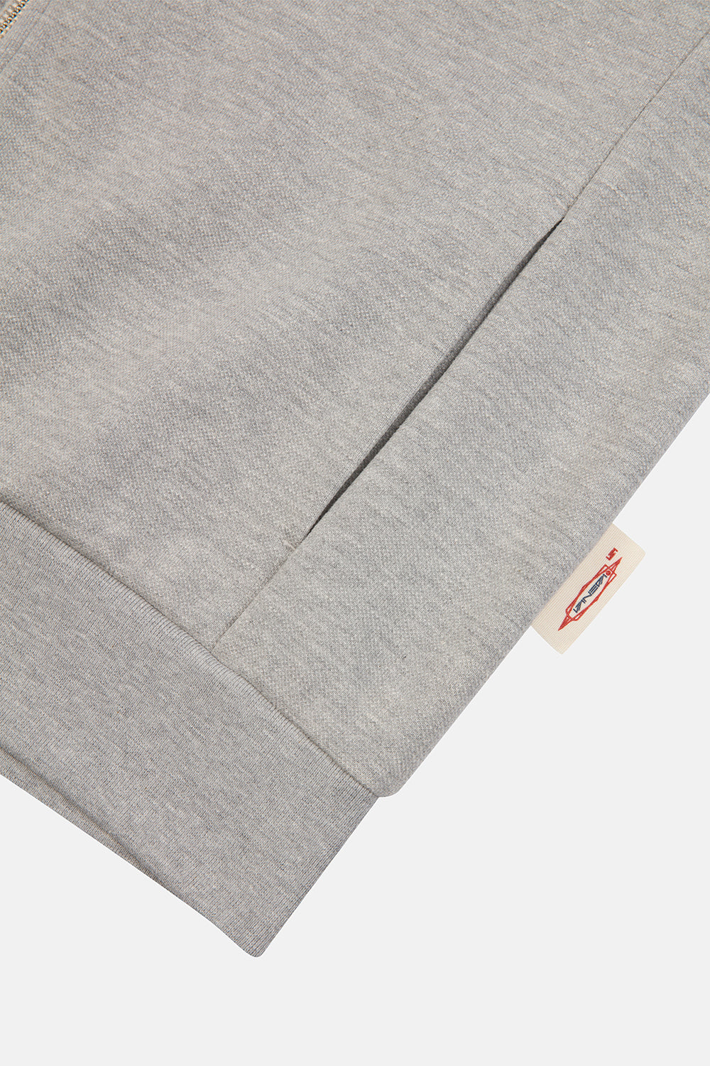 Vaneda-Urbanwild Hoodie Fermuarlı Gri Melanj-4-fleurdirect.live