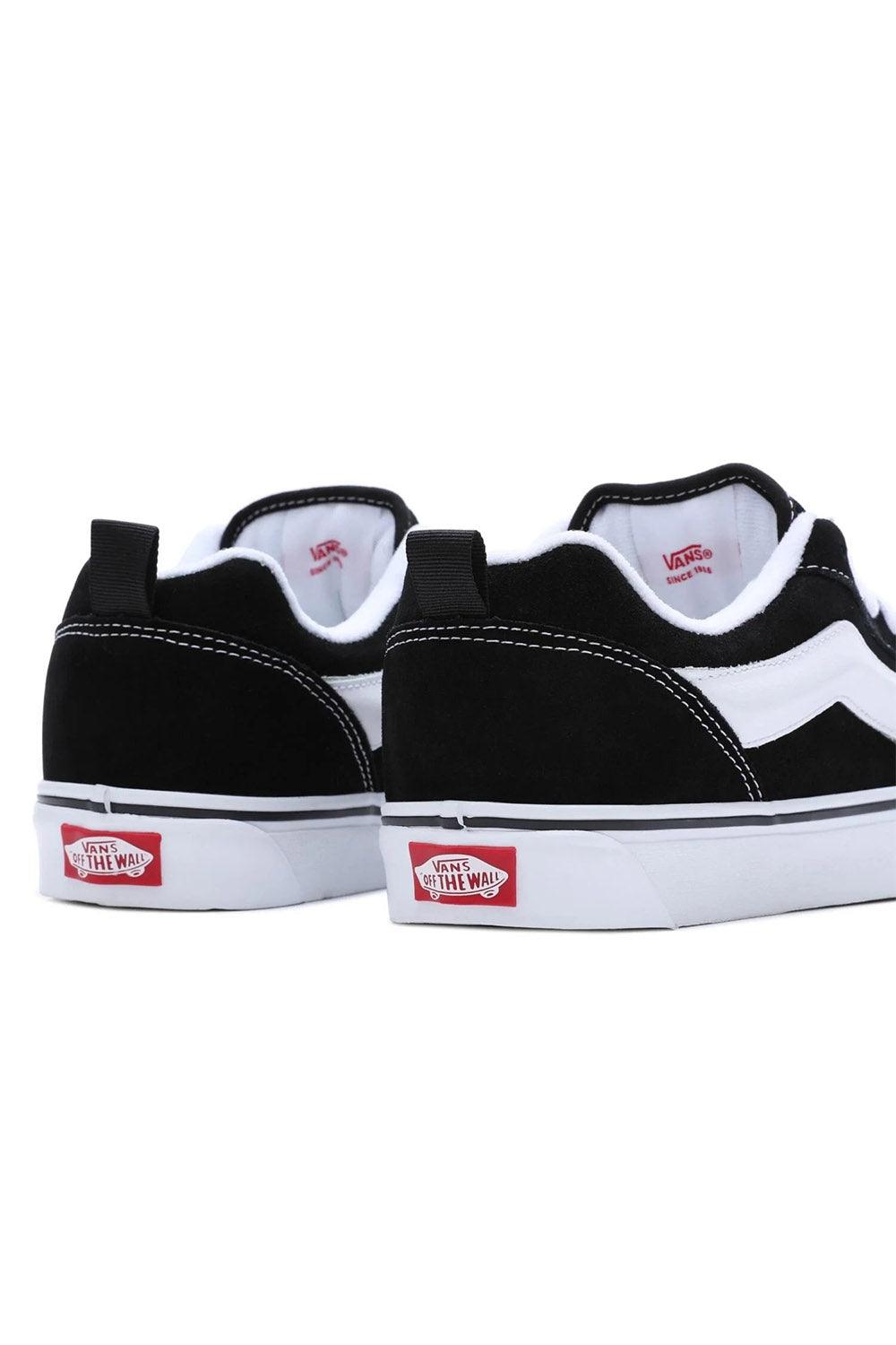 Vans-Knu Skool Black/True White-Sneakers-5-fleurdirect.live