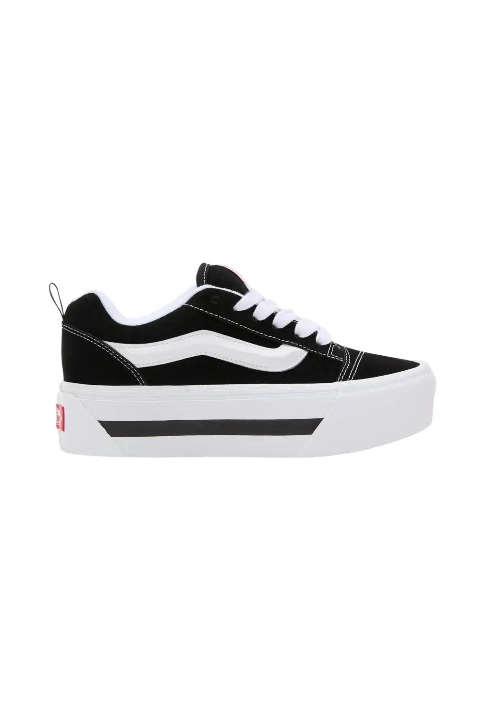 Vans-Knu Stack Black / White-Sneakers-1-fleurdirect.live