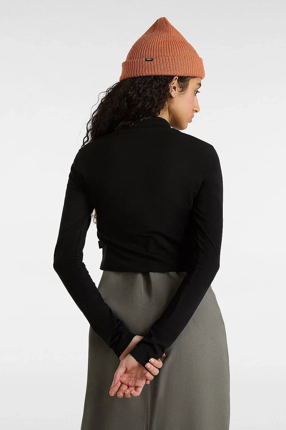 Vans-Mini Mock Neck LS Black-T-Shirts-3-fleurdirect.live