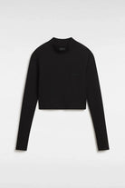 Vans-Mini Mock Neck LS Black-T-Shirts-4-fleurdirect.live