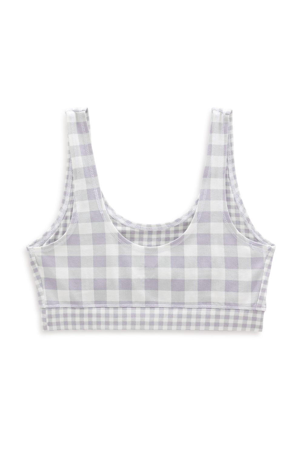 Vans-Mixed Up Gingham Bralette Languid Lavender-Crop Top-2-fleurdirect.live