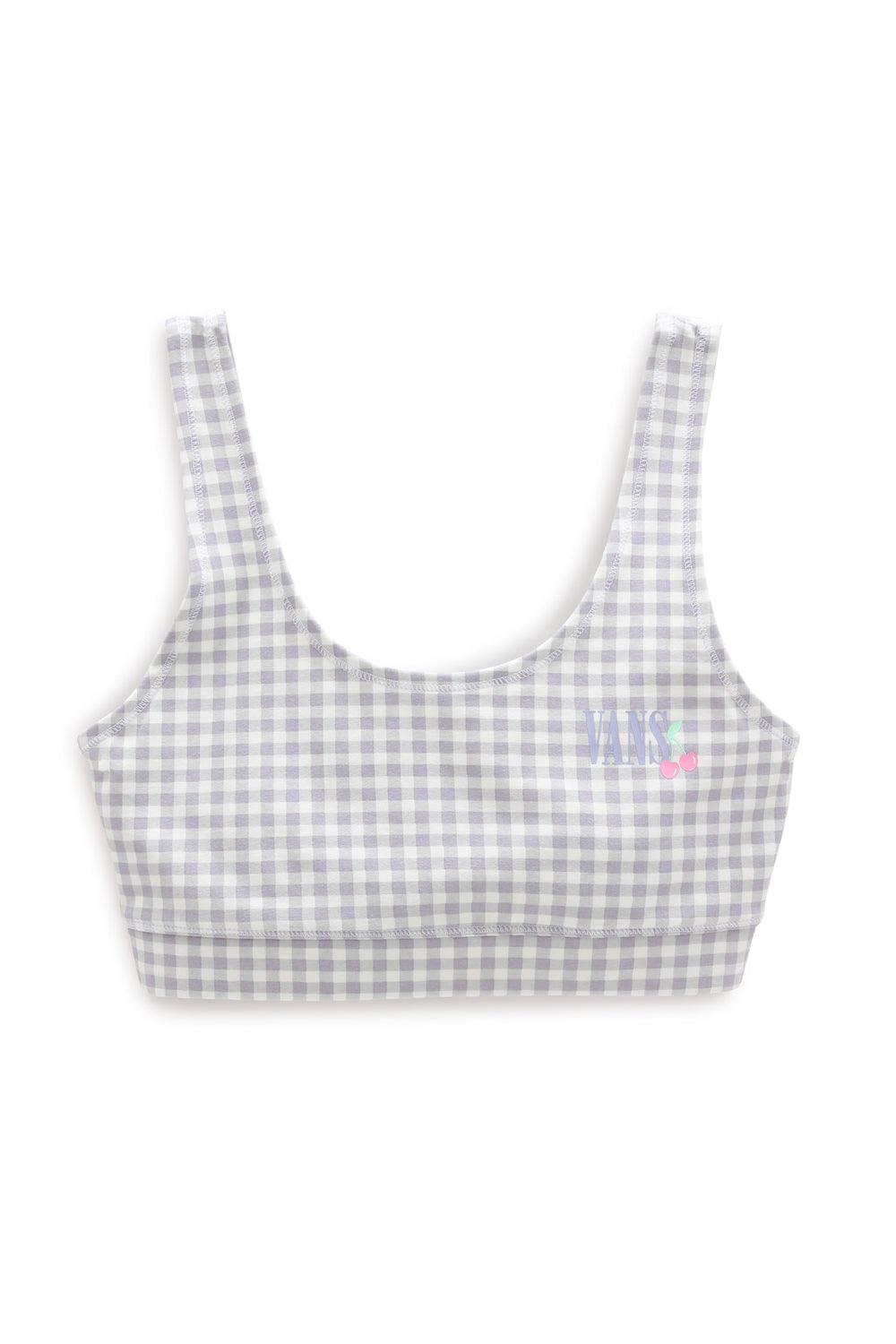 Vans-Mixed Up Gingham Bralette Languid Lavender-Crop Top-4-fleurdirect.live