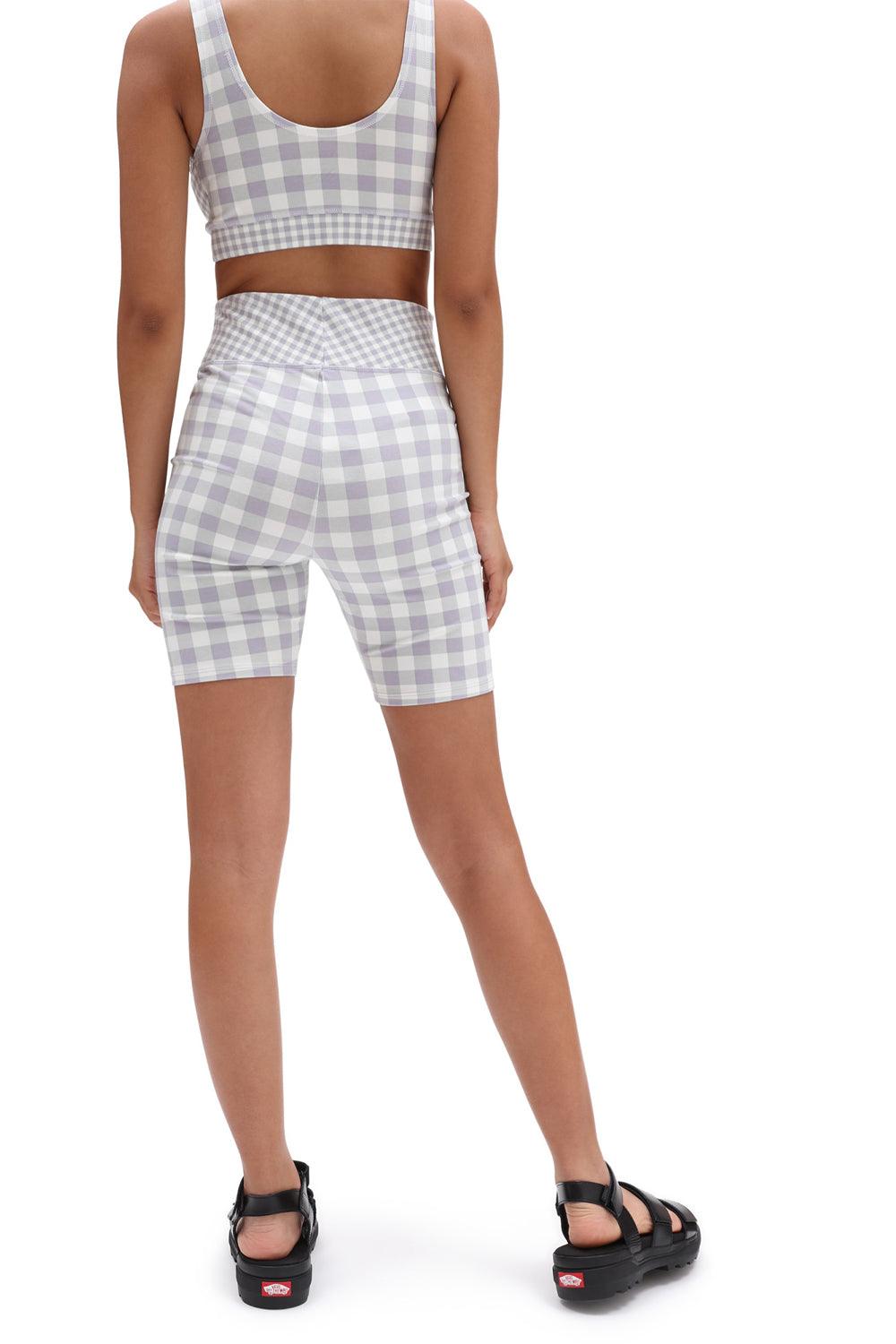 Vans-Mixed Up Gingham Legging Short Languid Lavender-Şort-3-fleurdirect.live