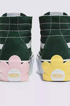 Vans-SK8-Hi Tapered Stackform OSF GREEN/MULTI-Sneakers-3-fleurdirect.live