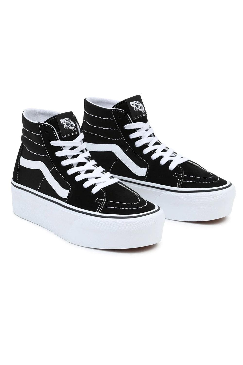 Vans-UA SK8-Hi Tapered Stackform BLACK/TRUE WHITE-Sneakers-3-fleurdirect.live