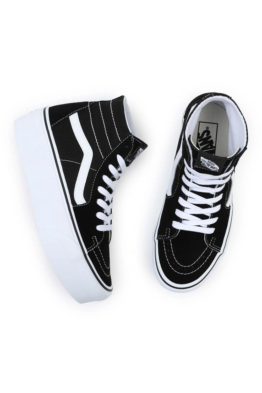 Vans-UA SK8-Hi Tapered Stackform BLACK/TRUE WHITE-Sneakers-4-fleurdirect.live