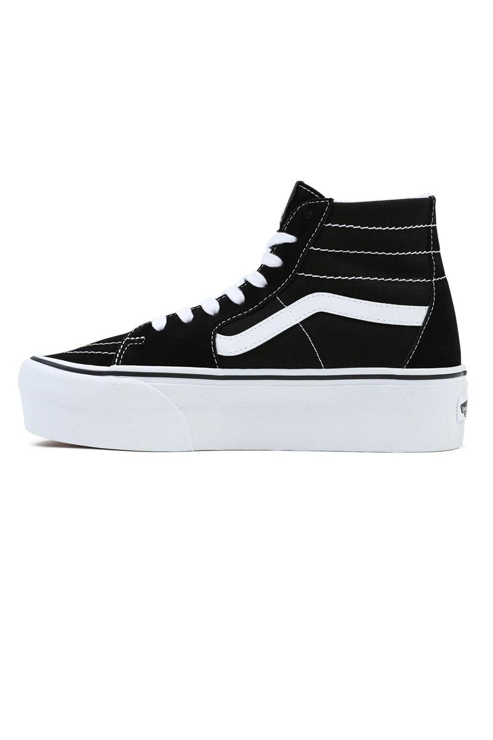 Vans-UA SK8-Hi Tapered Stackform BLACK/TRUE WHITE-Sneakers-7-fleurdirect.live