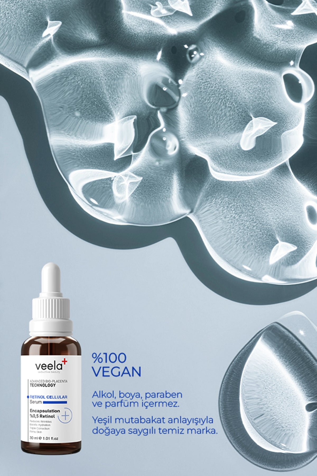 Yaşlanma Karşıtı Ve Kırışıklık Giderici, Onarıcı Retinol Cellular Serum