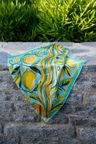 Lemon Daze %100 İpek Fular - 1