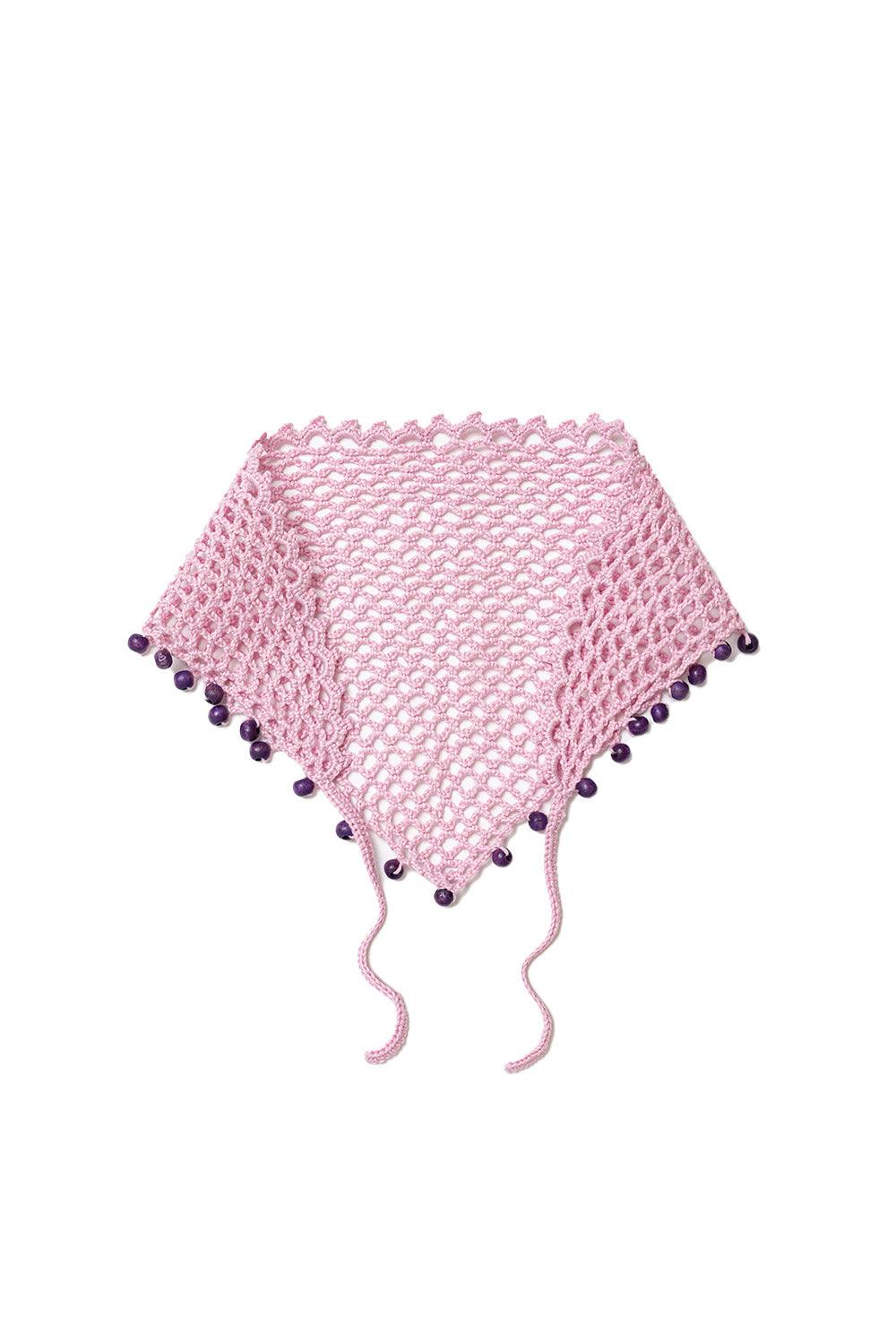 Ventotto Store-Ventotto Bandana in Pink-Saç Aksesuarı-2-fleurdirect.live