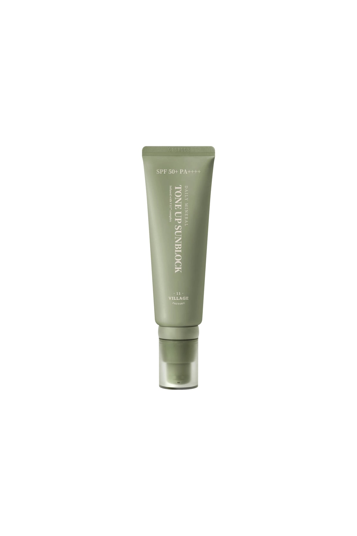 Village 11 Factory-Village 11 Factory Daily Mineral Tone Up Sunblock Spf 50+ Pa++++ 50ml %100 Mineral & Ton Eşitleyici Vegan Güneş Koruyucu-Güneş Koruyucu-1-fleurdirect.live