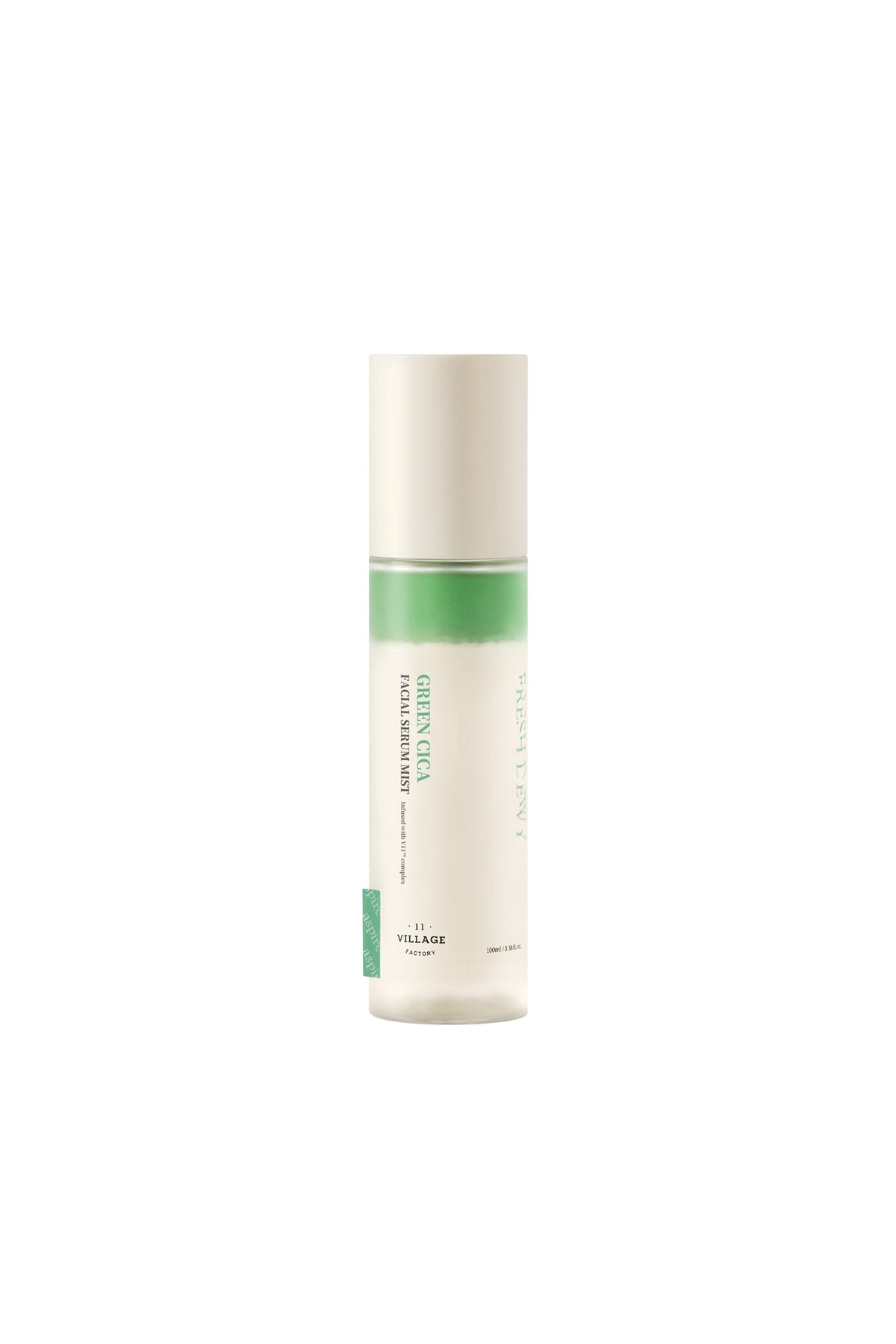 Village 11 Factory-Village 11 Factory Fresh Dewy Green Cica Facial Serum Mist 100ml Onarıcı & Sakinleştirici Vegan Serum Mist-Yüz Serumu-1-fleurdirect.live