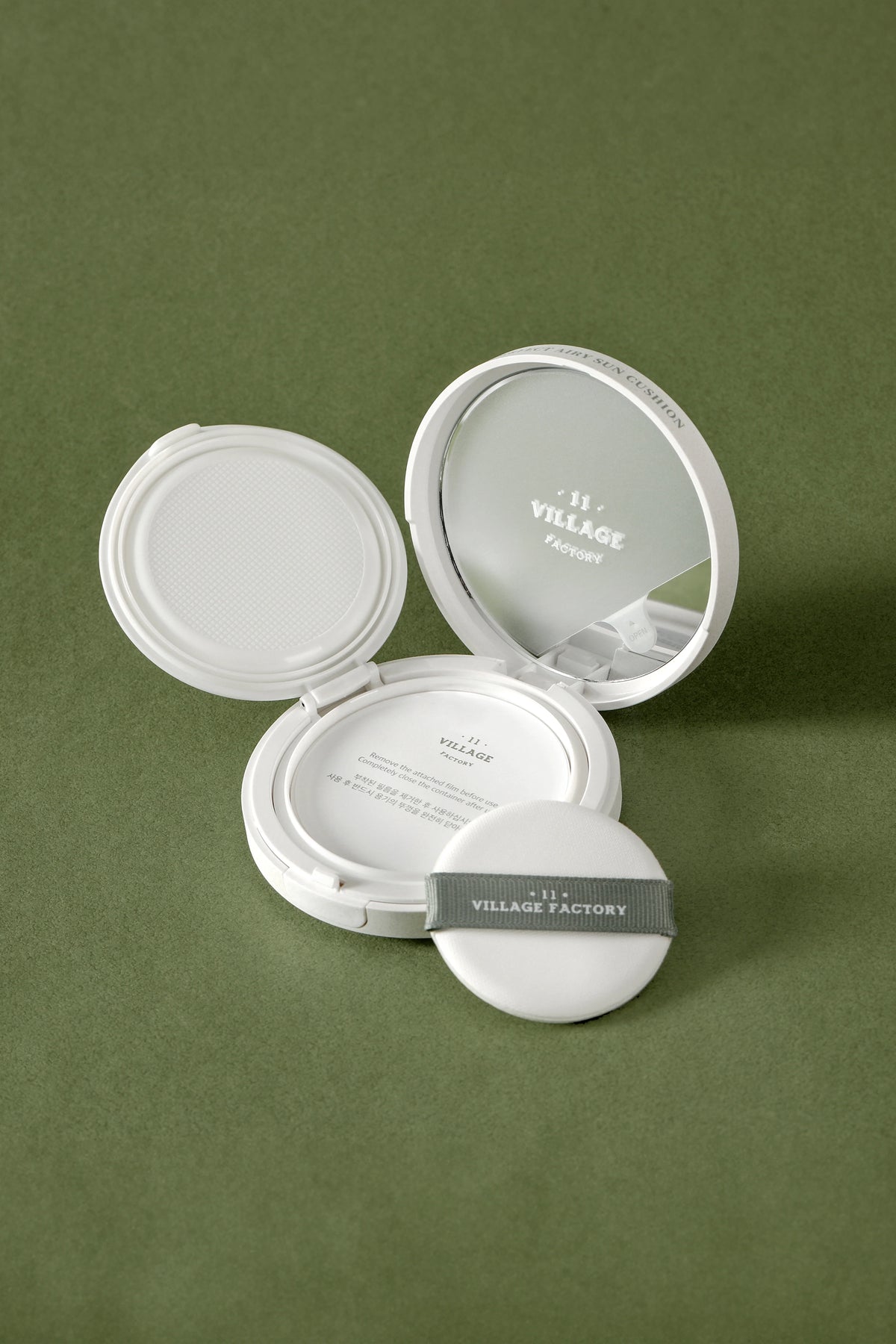 Village 11 Factory-Village 11 Factory Perfect Airy Sun Cushion Spf50+ Pa++++ 14g Cilt Tonu Eşitleyici Vegan Cushion Güneş Kremi-Güneş Koruyucu-4-fleurdirect.live