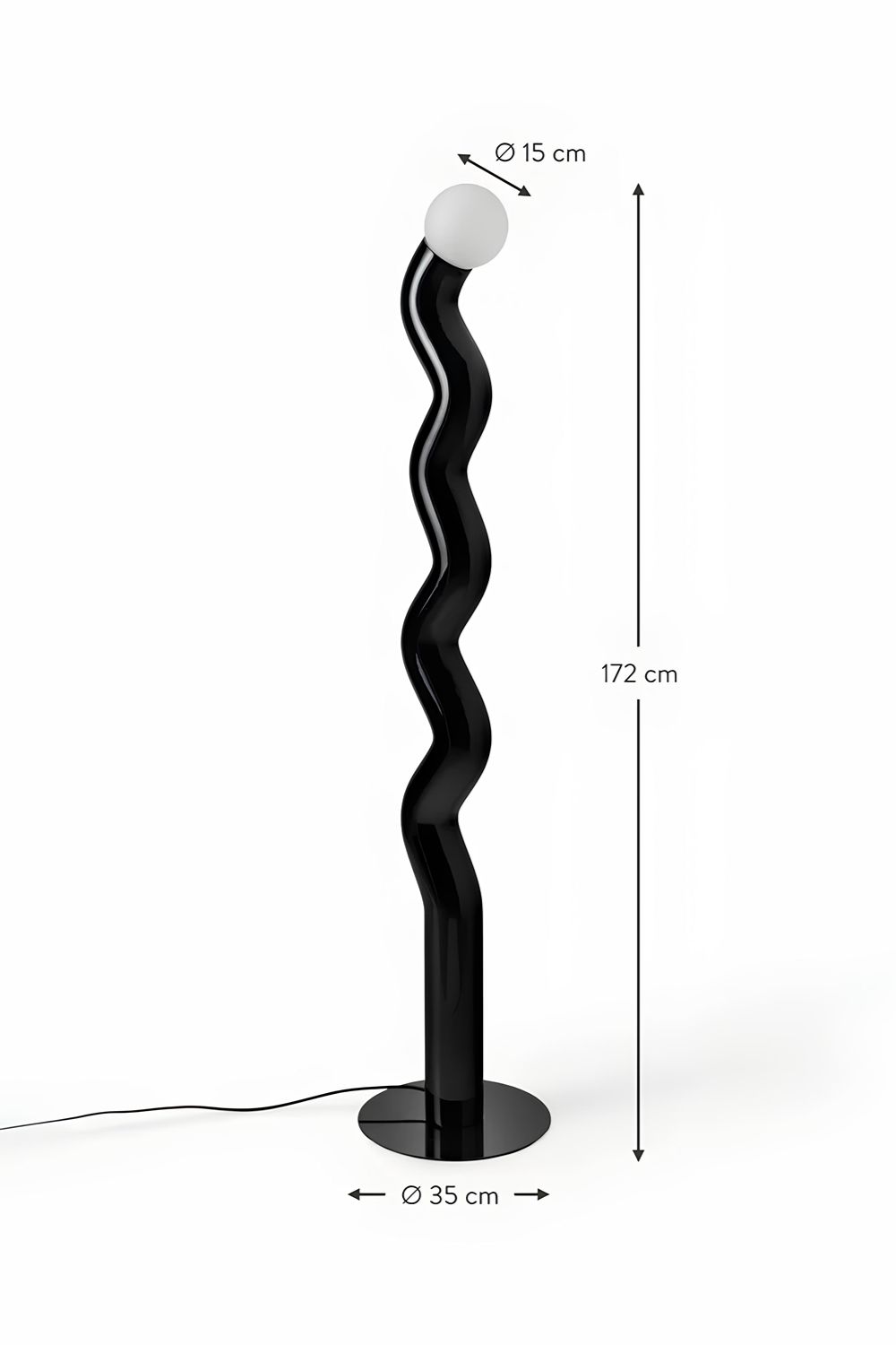 Modern Tasarım Renkli Pipet Lambader - 12