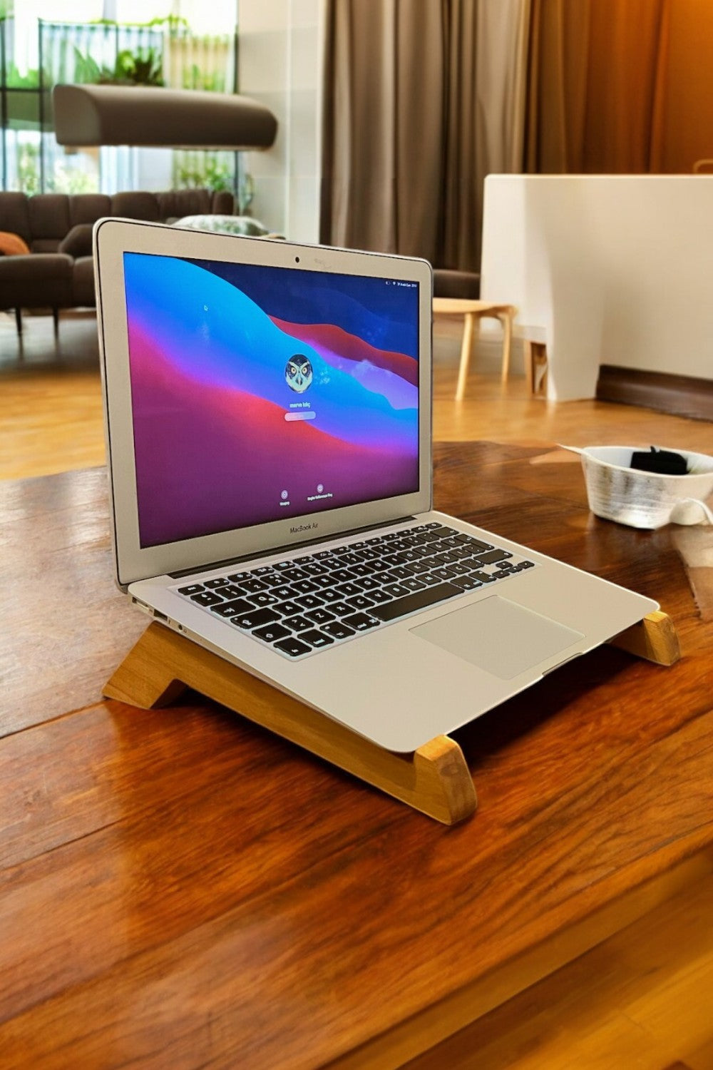 Vune Concept-El Yapımı Ahşap Laptop Standı-Laptop Standı-4-fleurdirect.live