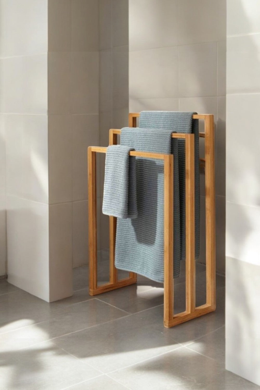 Vune Concept-Layla 3 Seviyeli Ahşap Havluluk-Banyo Düzenleyicileri-2-fleurdirect.live