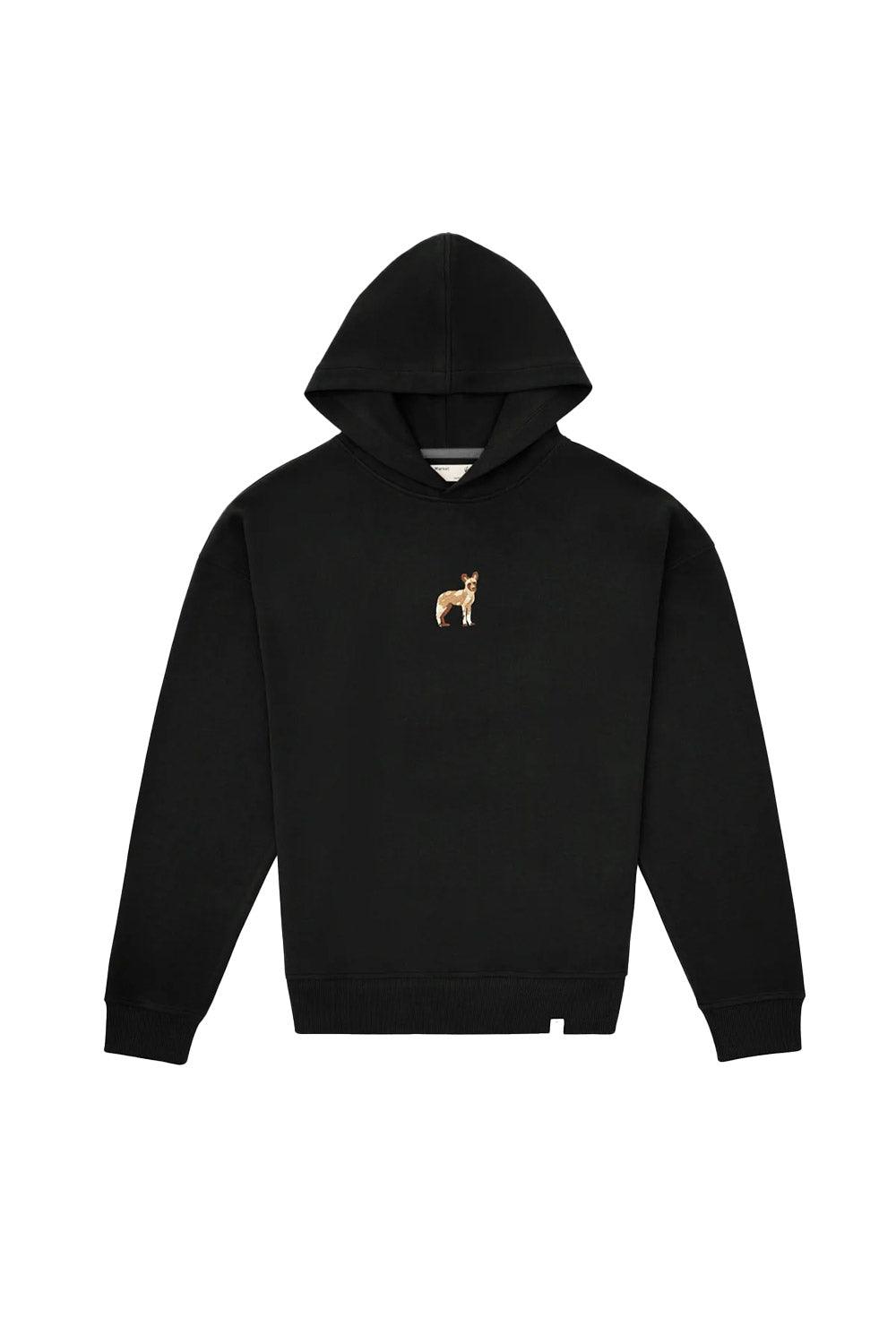 WWF Market-Afrika Yaban Köpeği Hoodie - Siyah-Sweatshirts & Hoodies-1-fleurdirect.live