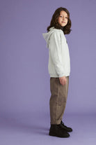 WWF Market-Bozayı Çocuk Hoodie - Açık Gri-Sweatshirts & Hoodies-3-fleurdirect.live