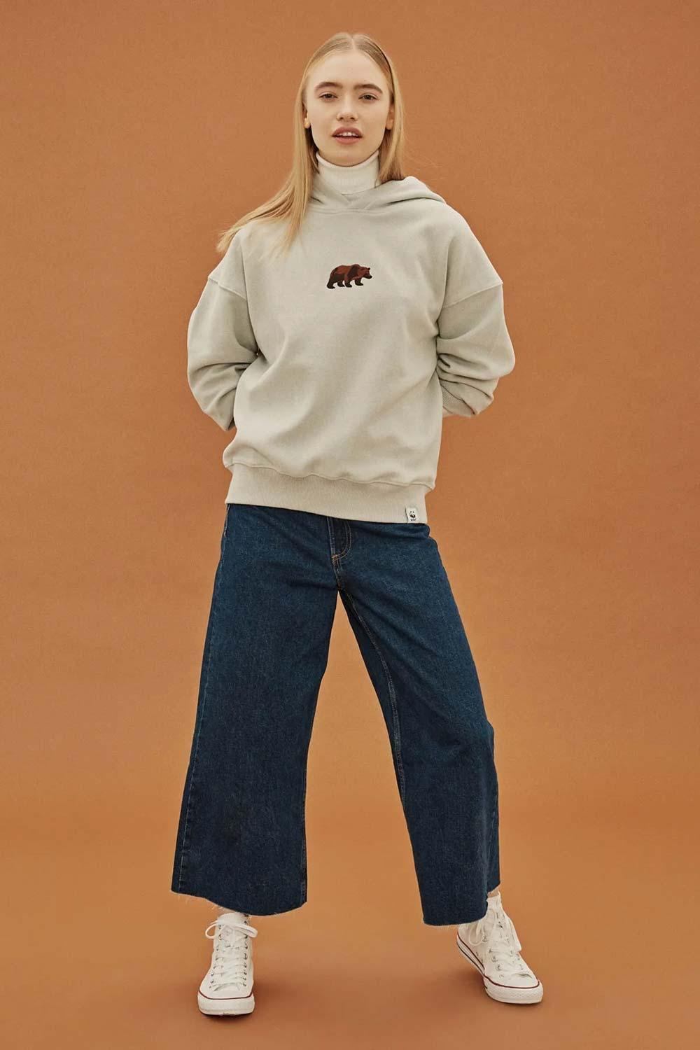 WWF Market-Bozayı Hoodie - Açık Gri-Sweatshirts & Hoodies-6-fleurdirect.live